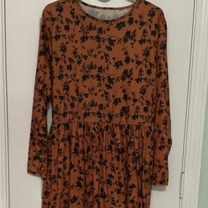 Floral Long Sleeve Dress